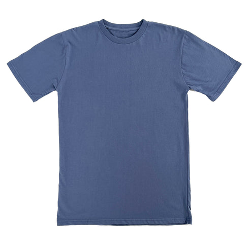 Streetwear Heavyweight Tees Colony Blue Front